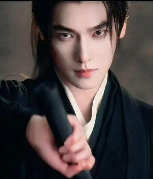 杨洋斗笠游侠造型##电视剧雨霖铃