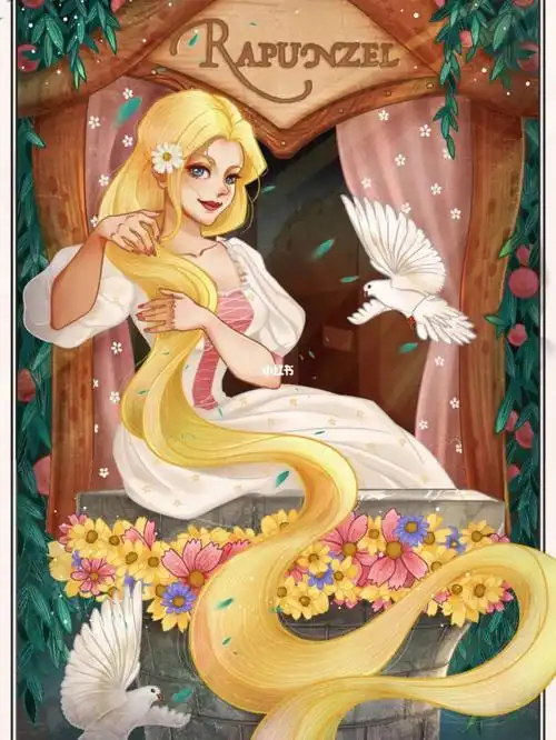 谁也无法阻挡#长发公主  #童话  #童话世界  #童话故事