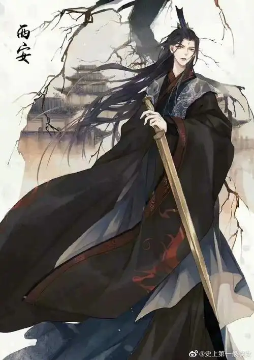 古色古香中国城市古装拟人化来康康谁家的帅气