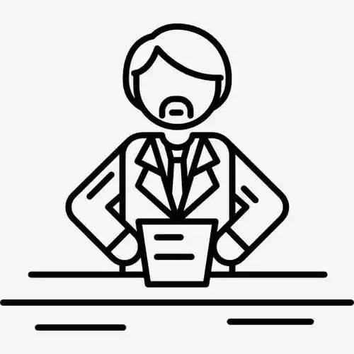 新闻播音员图标