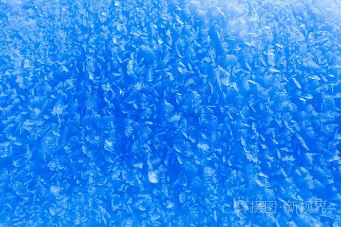 冰蓝色的雪结构背景设计