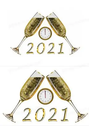 庆祝2021年新年图片