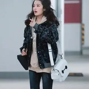 海上繁花杜晓苏李沁同款包包女2021新款时尚斜挎包大白包