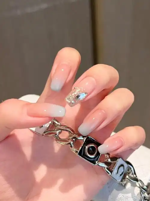 美甲##渐变美甲##裸粉色美甲##夏天美甲