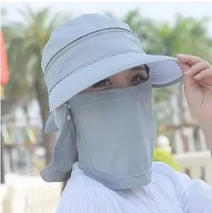 电动车防晒全脸面罩骑行防紫外线防尘护脸蒙面防风面罩头套帽女夏