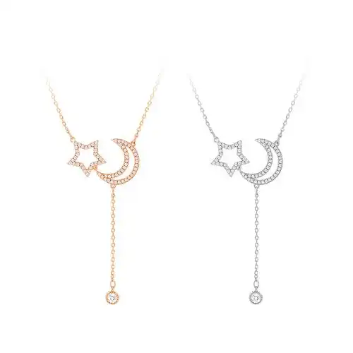 新加坡官网chomel锁骨项链女纯银小众设计感潮网红ins简约气质