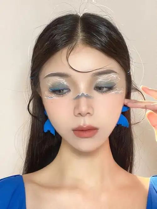 创意海洋妆