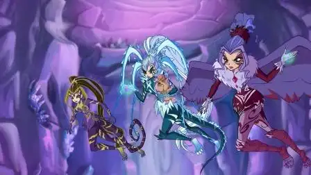 三妖后与神奇动物融合到一起,仙子们陷入苦战