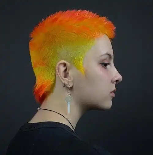 女生个性短寸头造型 潮色 寸头又美又飒_女生短发 - 美发站