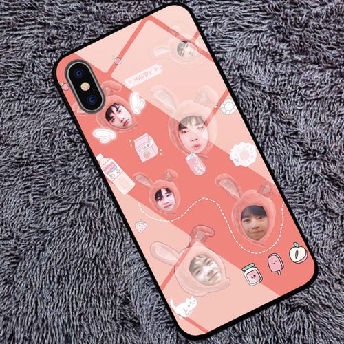 易烊千玺手机壳适用华为nova3苹果oppoa7x任意机型定制tfboys玻璃
