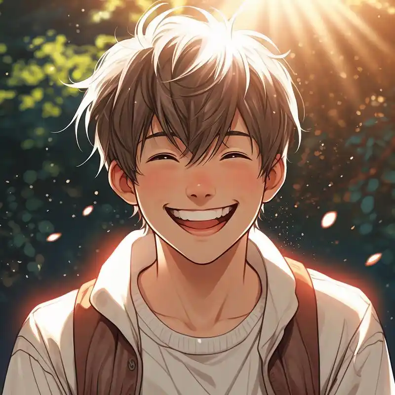 99今天给大家带来一组超级治愈的微笑男生头像.