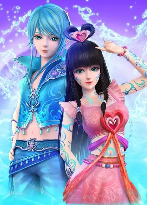 叶罗丽王默水王子甜蜜撒糖两人缔结契约水印记王默性感迷人