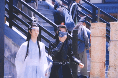 肖战王一博陈情令动图