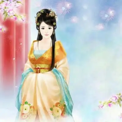古装手绘美女