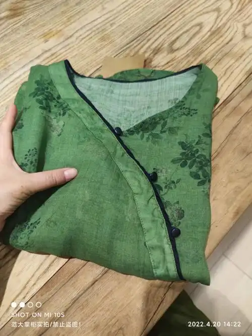 高品原创100支苎麻绿色清雅之美