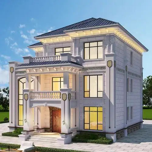 2021新款at1940乡村乡村风风情简欧网红三层别墅样图