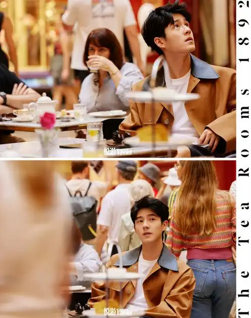 刘昊然身穿bottega veneta 2025 早春粉格子衬衫出镜《悦游》杂志封面