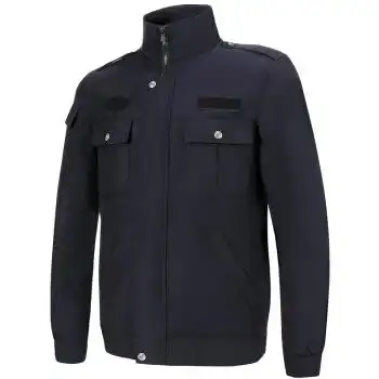春秋执勤服男外套夹克加厚长袖冬季套装工作服工装保安制服女正品贡丝