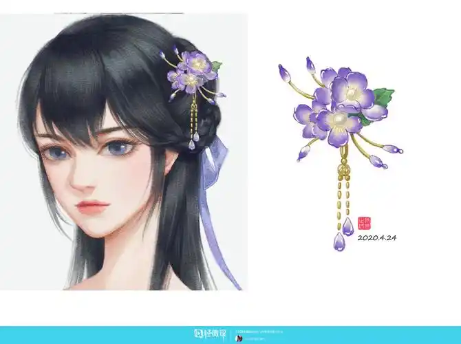 gf-29-003 扶九学员作业_古风插画魔鬼特训班学员作品 - 轻微课