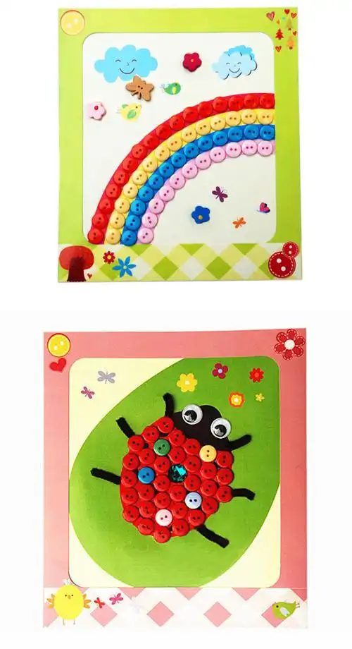 儿童手工粘贴画 幼儿园手工diy制作材料包 3-6岁幼儿创意贴画