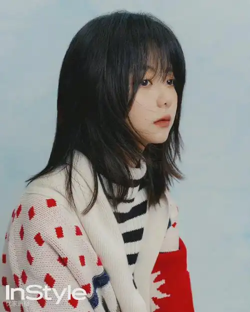 谭松韵instyle优家画报封面人物清爽利落的短发