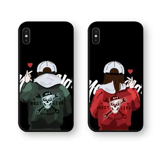 情侣手机壳图案