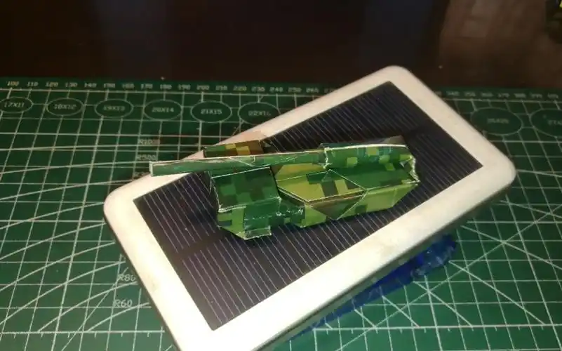 【折纸榴弹炮车】pcl-181车载榴弹炮,一张纸纯折不剪裁.