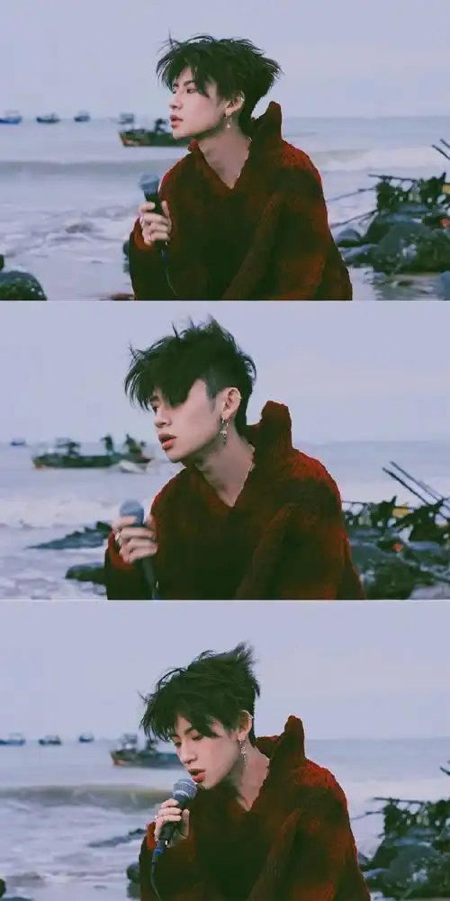 小鬼王琳凯[超话]##小鬼海边冷感mv