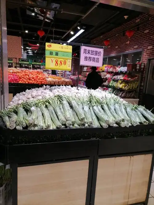 蔬菜课早市陈列图片1.9日