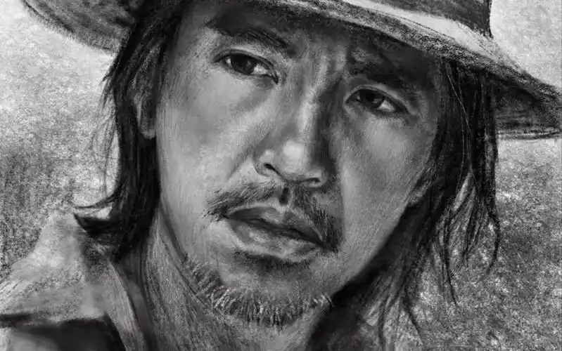 procreate绘画周星驰低写实素描