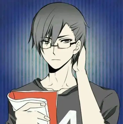 微信头像动漫眼镜男