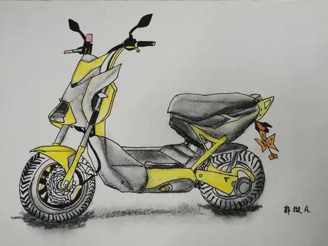 薛微凡-交通工具写生速写6级
