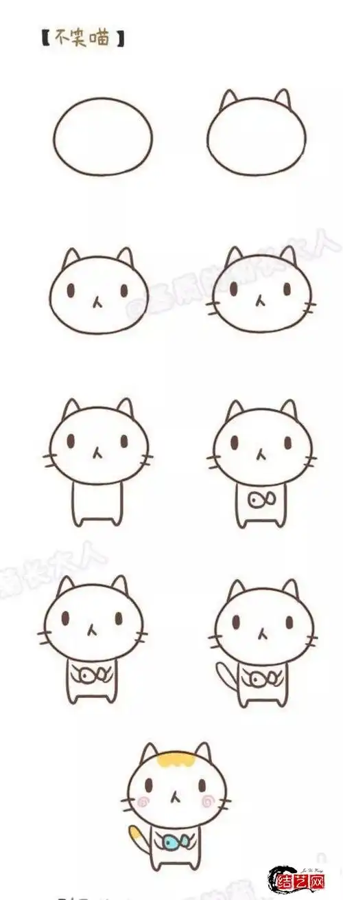 不会画画一大波简笔画详细分步手绘教程喜欢画画和手账的小仙女们看