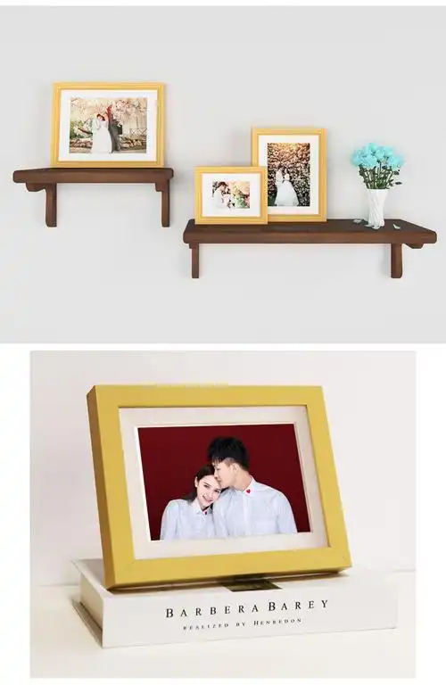 原素优选结婚证件照相框摆台挂墙登记照情侣画框婚纱照相册框架洗照片