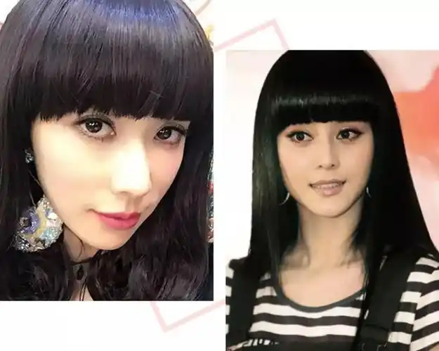 同样是齐刘海为什么她越来越少女而你像老了十岁