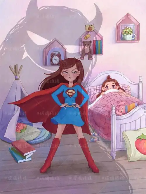 超人妈妈满满的保护欲