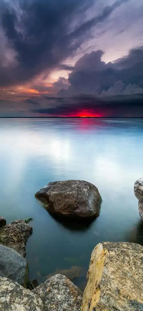 风景壁纸,一个人走路,是和地球的单独约会