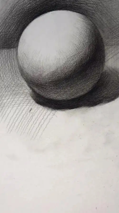 素描基础入门教你画球体明暗素描下