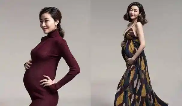 42岁蒋勤勤怀二胎曝孕照,她是怎么做到怀孕只长肚子不胖腿的?