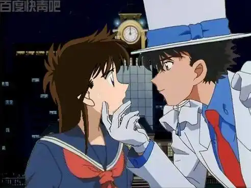 (如图)怪盗基德在哪集kiss了青子