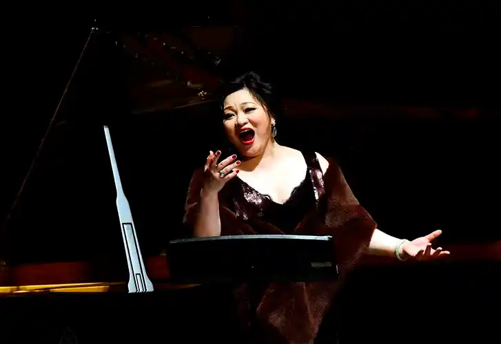 2021年02月13日福田新春艺术节爱的时光抒情花腔女高音黄英独唱音乐会