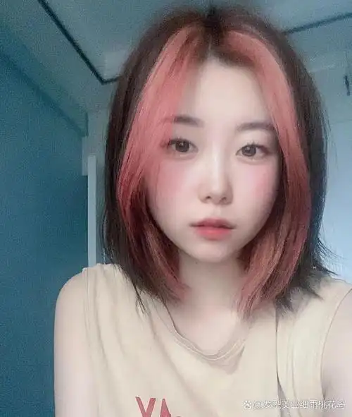 短发刘海染时尚的标杆