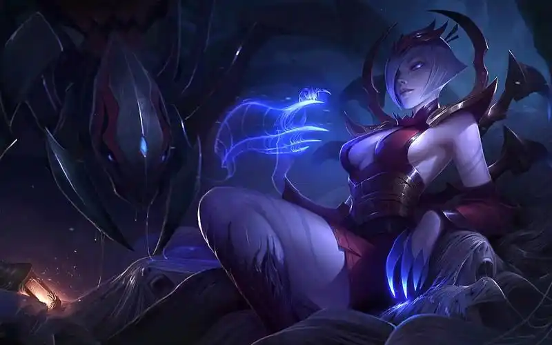 zbrush-【英雄联盟】蜘蛛女皇模型细化讲解.