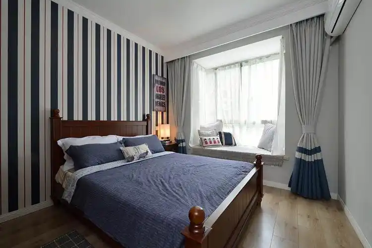 活泼简约日式儿童房家居设计轻美复式装修儿童房布置图90㎡简欧混搭