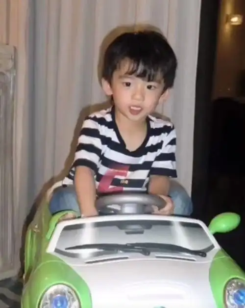 如今,越长大越像父亲谢霆锋,就连走路的时候谢振轩也习惯双手插兜