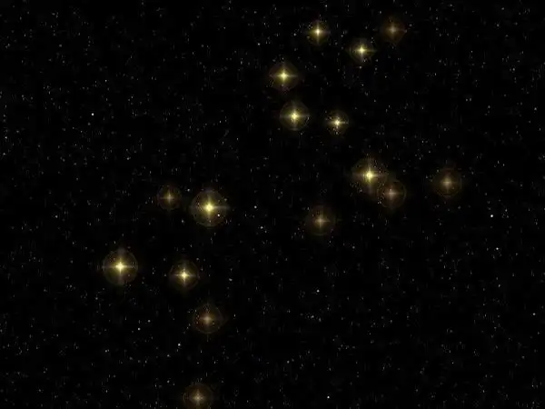 狮子座完整星空图