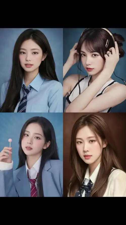 blackpink美式证件照#美式证件照 #ai美式证件照 #blackpink #lisa