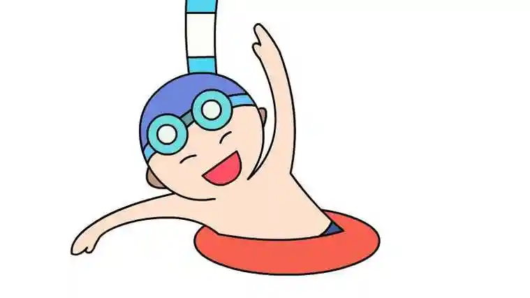 游泳的简笔画怎么画(游泳的简笔画怎么画 卡通)