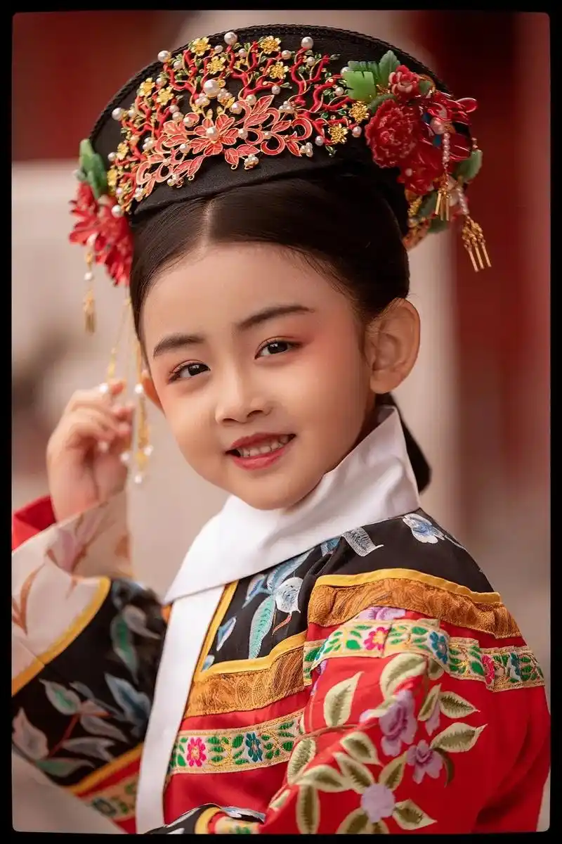 在北京当一次穿越了的清宫小格格!#清宫格格 #北京约拍 #儿 - 抖音