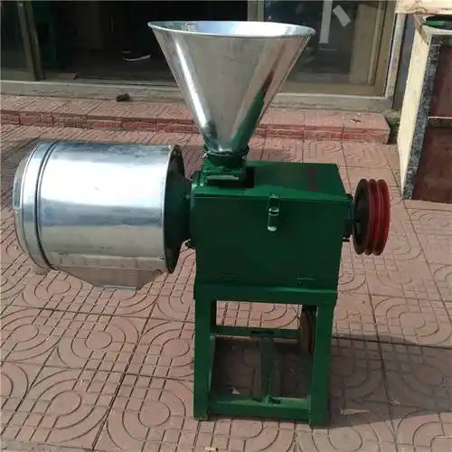 家用小型磨面机小麦玉米脱皮打面机278磨头式磨面机